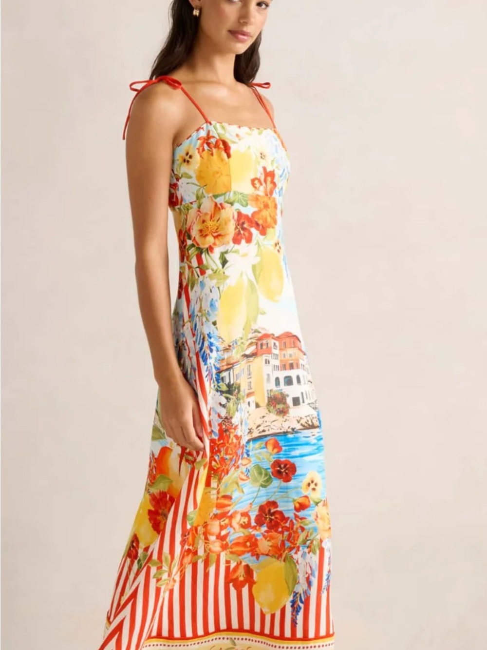 Ever New Sicilia Printed Midi Dress
